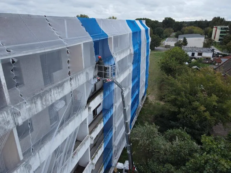 Artenschutz an einem Berliner Plattenbau